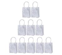 BELLIFFY 10pcs Household Wine Bottle Bag Wine Bottle Bag Pvc Wrapping Waterproof Easy to Wipe Clean Elegant Stylish Handheld for Personal Use and Celebrations
