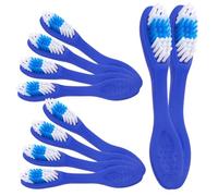 BELLIFFY 10Pcs Mini Prison Toothbrush with Short Handle for Safe Use Gentle Gums Easy to Clean Anti-self-harm Design for Oral Care and Breath Freshening