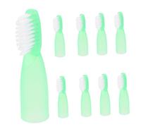 BELLIFFY 10pcs Mini Wear-Resistant Prison Toothbrush with Head for Deep Cleaning Soft Bristles Plastic- Anti-Slip Design Safe for Inmates in Correctional and Rehabilitation Facilities
