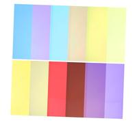 BELLIFFY 10pcs Opaque Pvc Craft Film Wrap Vinyl Glassine Paper Light Diffuser Film for Diy Crafts Window Tinting Christmas Decorations