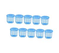 BELLIFFY 10Pcs Plastic Bird Feeder Basket for Parrots Lightweight Vegetable and Fruit Foraging Holder Easy to Use Feeding Basket for Pet Birds at Home Pet Stores
