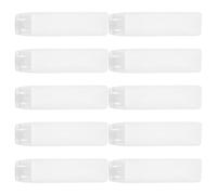 BELLIFFY 10pcs Plastic Travel Bottles Leakproof Refillable Squeeze Tubes for Toiletries Lotion Shampoo Cosmetic Containers Portable Travel Containers