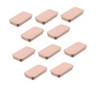 BELLIFFY 10pcs Portable Parrot Training Box with Sliding Lid Lightweight Handheld Bird Feeder Tray for Cockatiels and Parakeets Compact Bird Feeding Container for Cage and Outdoor Use