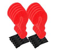 BELLIFFY 10pcs Red Question Mark Hair Clips for Decorative Barrettes Party Hair Accessories Funny Headpieces for Photo Props and Costume Use