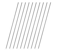 BELLIFFY 10pcs Solid Matte Carbon Fiber Rods for Rc Airplane and Model Car DIY Repair, 3mm Diameter X 400mm Length, Weatherproof Construction for Craft Projects and Instant Restoration