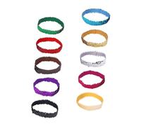 BELLIFFY 10pcs Sparkly Sequin Headbands for Women and Girls Elastic Hair Accessories for Parties Dances and Everyday Use Bright and for Memorable Moments