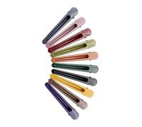 BELLIFFY 10Pcs Stainless Steel Duckbill Hairpins for No-trace Decorative Barrettes with Deep Clip Design Electro-plated Hair Accessories for Styling and Everyday Use Random Color