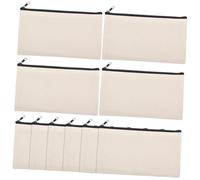 BELLIFFY 10pcs Stitch Pencil Case Heat Transfer Makeup Bag Canvas Pouch for Travel