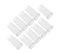 BELLIFFY 10pcs Transparent Makeup Brush Protectors Dust Covers for Eyebrow Round and Fan Brushes Essential Makeup Holders for Travel and Storage