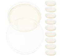 BELLIFFY 10pcs -use Agar Plates Prepoured Petri Dishes for Science Experiments Laboratory Supplies Compact Lightweight Nutrient Agar Plates for Stem Learning and Microbiology