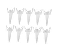 BELLIFFY 10pcs Volumizing Root Clips for Women Portable Hair Root Lifter with Invisible No-trace Design High Crown Hair Volume Clips for Precise Setting and Maximum Lift Styling
