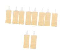 BELLIFFY 10pcs Wooden Air Bubble Stone Diffuser for Protein Skimmer Lightweight Fish Tank Accessory Natural Wood Fine Bubble Oxygen Increase Compact Design for Aquariums