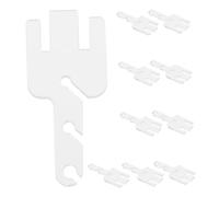 BELLIFFY 10pcs Yarn Tensioner Forks Compatible with Addi King Express Knitting Machines Detachable Tensioner Rods for Precise Yarn Control Reduce Waste and Enhance Production Efficiency