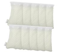 BELLIFFY 11-Piece Honeycomb Aquarium Filter Socks 4-Inch Washable Fish Tank Filtering Pads for Saltwater Aquariums Sturdy Replacement Filter Accessories