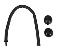 BELLIFFY 12-inch Aquarium Air Bubble Diffuser Curtain Tube Flexible Rubber Hose, 30cm Single-Head Air Pump Tubing 2 Clips and 2 Suction Cups for Fish Tank Aeration and Aquarium Supplies