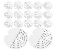 BELLIFFY 120pcs Hair Extension Heat Shield Guards with Scale Insulating Scalp Protector Pads for Bonding Professional Shields for Human Hair Extensions Comfortable Thermal