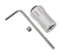 BELLIFFY 12Mm Silver Amethyst Healing Tuning Fork Foot Base for Meditation Frequency Healing Devices Yoga and Sound Therapy Accessories