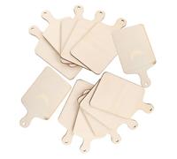 BELLIFFY 12Pcs Mini Wooden Cutting Boards for DIY Crafts Paddle Chopping Boards Smooth Surface Safe Handheld Wood for Creative Graffiti and Kitchen Decorations