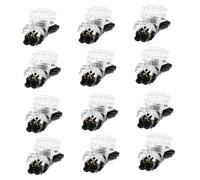 BELLIFFY 12pcs Pin Wire Connectors Transparent Compact Low Voltage Cable Splicer with Storage Box Fireproof Reusable Electrical Connectors for Single-core and Multi-core Wires Quick Safe