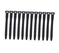 BELLIFFY 12pcs Silicone Cable Winders Cord Organizer Cable Ties Headphone Cord Keepers for Hide Wire Hider for