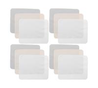 BELLIFFY 12pcs Suede Lens Cleaning Cloth Small Eyeglass Cleaning Cloth Lightweight Reusable Assorted Colour Portable Glasses Cleaner for On-the-go Use