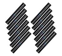 BELLIFFY 12pcs Thermometer Strips Digital Temperature Display Adhesive Stickers for Fermenting Brewing Aquarium Wine Beer Sourdough Monitoring