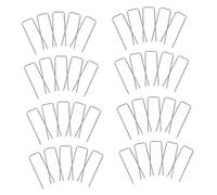 BELLIFFY 150pcs Galvanized u Shaped Floral Pins for Securing Wreaths and Plant Arrangements, Rust-Resistant Landscape Staples for Garden and Outdoor Use