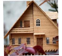BELLIFFY 150pcs Unpainted Wooden Fairy Doors and Mini Windows for DIY Miniature Dollhouse Garden Accessories Natural Raw Wood Texture for Authentic Fairy Garden and Tree Decorations