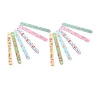 BELLIFFY 15pcs Christmas Nail Files Set Eva Grit Mixed Styles Manicure Nail Buffers Polishers for Holiday Care and DIY Art Assorted Style