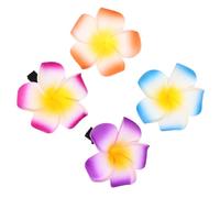 BELLIFFY 18 Pcs Artificial Flower Hair Clips Made of Plastic with Assorted Colours, for Weddings and Parties, Sturdy Floral Hair Accessories for Elegant Hairstyles Random Color
