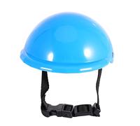 BELLIFFY 1pc Pet Puppy Dog Safety Helmet Sun Rain Protection Hat for Small Dogs Blue Padded Design for Happy Outdoor Adventures