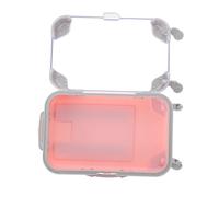 BELLIFFY 1pc Pink Luggage Case Eyelash Box Practical Lash Holder with Transparent Window Lightweight Travel Storage for False Eyelashes Unique Design for Easy Management