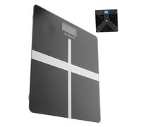 BELLIFFY 1pc USB Rechargeable Electronic Scale Accurate Household Weighing Scale Black for Body Weight Monitoring Practical Design Smooth Finish Daily Use