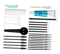 BELLIFFY 1set Eyebrow Dye Cream with Comb Gel Non-fading Eyebrow Styling Kit for Natural Brows and Colors Easy Application