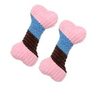 BELLIFFY 1set Plush Squeaky Chewing Toys for Dogs and Cats Random Color Pressure-relieving Pet Toy Attracts Attention Cleans Teeth Whistle Sound