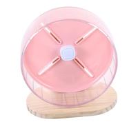 BELLIFFY 1set Stable Hamster Running Wheel Silent Rat Wheel Decorative Chinchilla Exercising Hedgehog Pet Supply