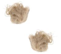 BELLIFFY 2 Packs of Natural Bird Nesting Material Soft Bedding Pad Made of Jute Silk and Cotton for Parrots and Small Animals, Comfortable Surface Suitable for Garden and Porch Use