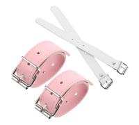BELLIFFY 2 Pairs Adjustable Leather Bike Basket Straps Sturdy Front Cargo Belt for Bicycle Baskets Load-bearing Cycling Accessories for Bikes Elegant and Stable Fixing