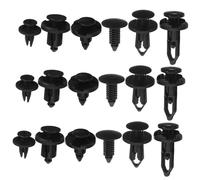 BELLIFFY 200pcs Automotive Push Pins Car Retainer Clips Fasteners Kit for Bumper Repair Body Trim Panel Fixing Mudguards Side Skirts Grilles Hoods with Multiple for Versatile Auto Parts
