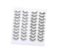 BELLIFFY 20pairs Natural Realistic False Eyelashes for Beautiful Makeup Soft Easy to Wear Strip Lashes for Daily Use for Any Occasion
