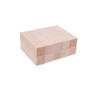 BELLIFFY 20pcs DIY Basswood Craft Planks Small Wooden Blocks Smooth Carved Wood for Handmade Projects and Artistic Woodworking