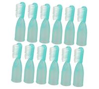 BELLIFFY 20pcs Portable Tiny Toothbrushes with Soft Bristles for Oral Care Compact Half-Finger Design Clean Prison Dental Tools for Daily Use