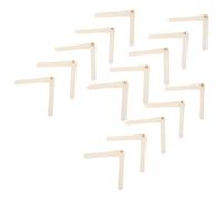 BELLIFFY 20pcs Rc Model Aircraft Plastic Pin Hinge for Model Plane Repair and DIY, Easy Installation with Increased Flexibility, White Needle Hinge Replacement for Wing Fixing Parts