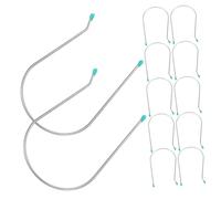 BELLIFFY 20pcs Stainless Steel U Shaped Hot Roller Clips Replacement Curler Clips Nonslip Hair Securing Pins for Women Efficient Styling