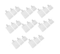 BELLIFFY 24pcs Leakproof Cosmetic Containers Travel Set 30ml 50ml 100ml Plastic Refillable Lotion Pouch with Airtight Nozzle Stand-up Design Portable Bag for Travel and Daily Use