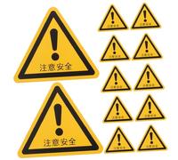 BELLIFFY 24pcs Machine Warning Stickers Safety Decal Worker Caution Signs for Factory Warehouse Indoor Outdoor Use