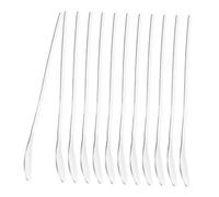 BELLIFFY 24pcs Stainless Steel Lab Spoon Sampling Scoops Mixing Spatulas Lightweight Ergonomic Design for Laboratory Kitchen Classroom Use