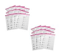 BELLIFFY 24sheets Nail Art Practice Cards Beginners Manicure Training Book for Nail Design Techniques for and Professionals Variety of Patterns Included