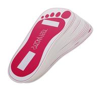 BELLIFFY 25 Pairs Disposable Sticky Foot Pads for Spray Tanning Strong Adhesive Foot Protectors for Salon and Mobile Sunless Tanning Use Self Tan Accessories for Spa and Party Use