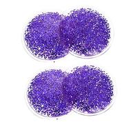 BELLIFFY 2pairs Cooling Gel Eye Pads for Fatigue Relief Reusable Eye Soothing Cold Compress Lightweight Breathable for Home and Outdoor Use